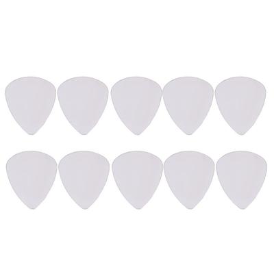 10PCS 0.3mm Stainless Steel Guitar Picks Triangle Mediator Metal Guitar Plectrum Gestures Adhesive Finger Shrapnel