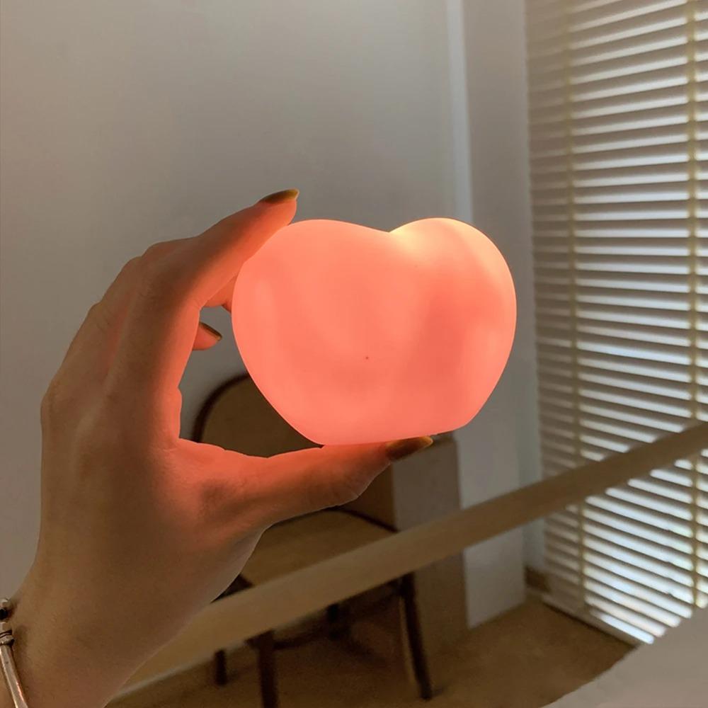 Atmosphere Decoration Heart Shaped LED Lamp Three-dimensional Ambient Light Qixi Festival
