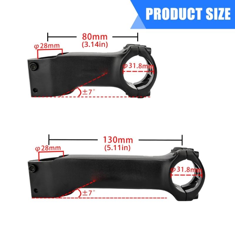 Internal Cable Routing Stem with Spacer Road Bike Internal Cable Handlebar Stem 80-130mm Inner Wiring Risers Enduring