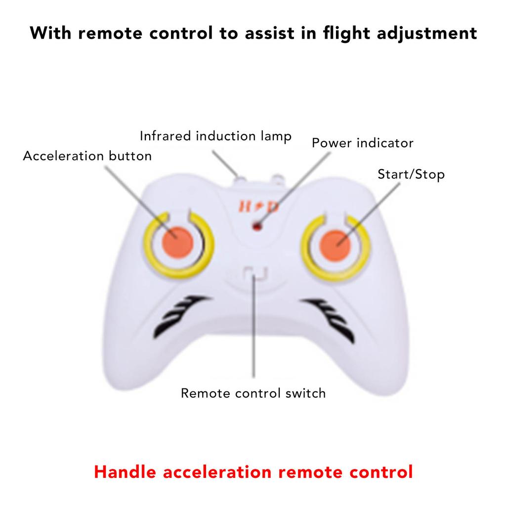 RC Flying Drone Toys Infrared Induction Flying Quadcopter with Remote Control for Kids Boys Girls