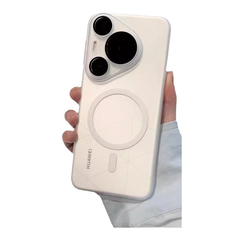 Mate70 with Lens Film, Suitable for Huawei Pura70Pro+ Phone Case, Ultra-thin Magnetic Ice Mist Matte Fully Wrapped Hard