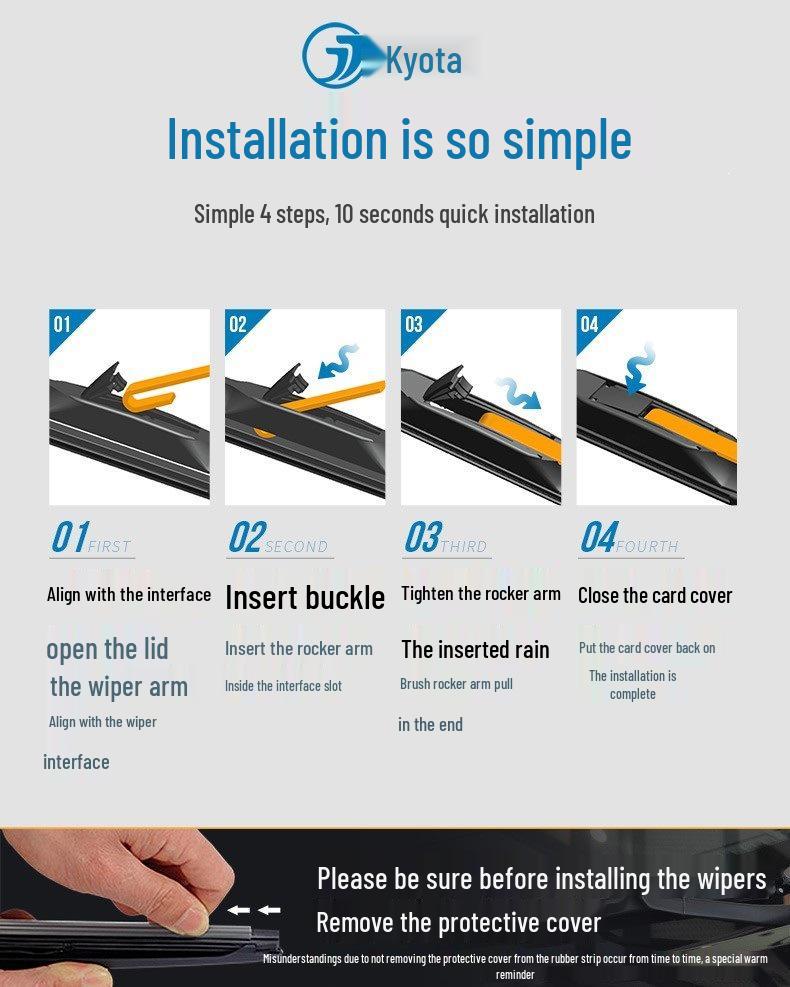 Compatible with Honda Accord, Civic, URV, Elysion, Fit, Odyssey, XRV, Spirior Original Wiper Blade