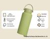 1L Large Capacity Wide Mouth Rubber Paint Thermos Cup - Easy To Clean, American Style, Fashionable Student Water Bottle