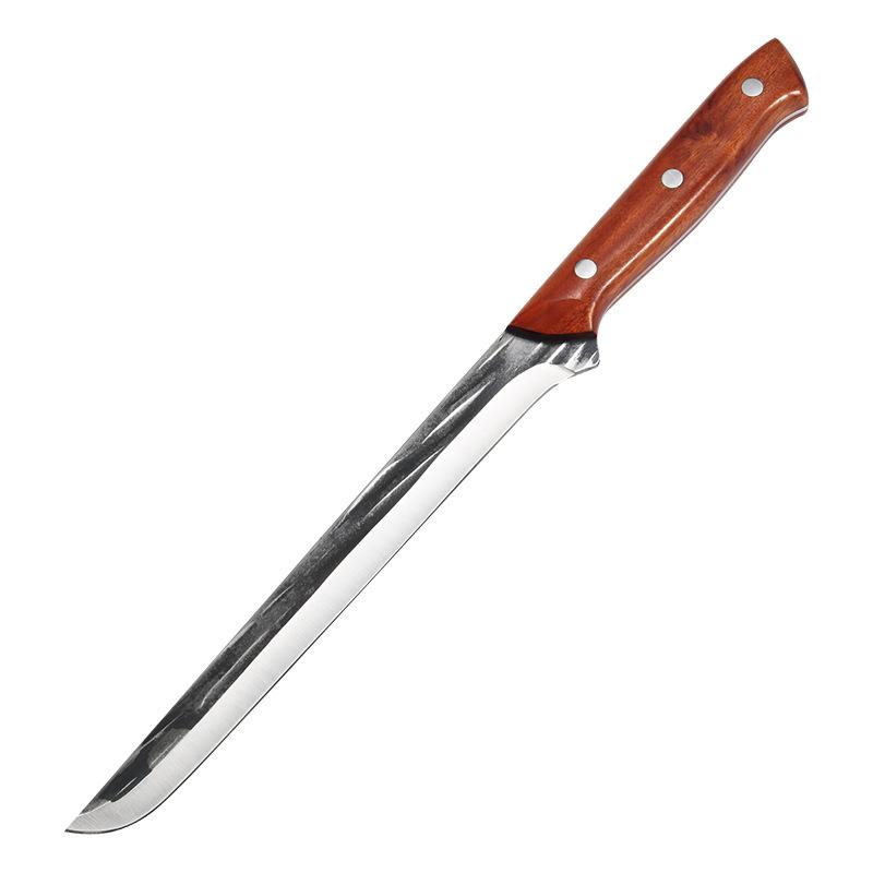 Cuțit de bucătărie din oțel inoxidabil pentru șuncă, carne, pește, cuțit pentru sushi, pentru tăierea legumelor, pepene verde, instrument pentru cuțite