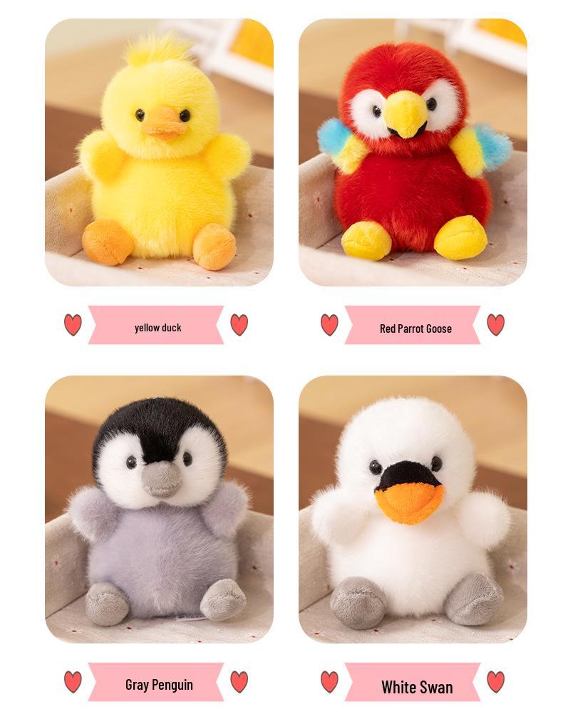 Adorable Animal Plush Toys: Bean Bag Figurine Keychains, Pendant Ornaments, and Table Companions