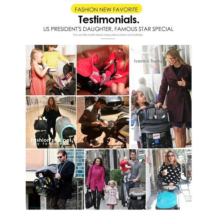 Bazarland30. 4-in-1 Stroller for Newborns, Lightweight and Multifunctional Travel System. Pink.