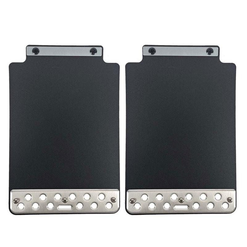 Vehicle Front Rear Wheel Tire Mud Guard Set for Cars with EVA Composite Panels, Metal Mounting Plates, and Lower Body Road Debris Control for Daily