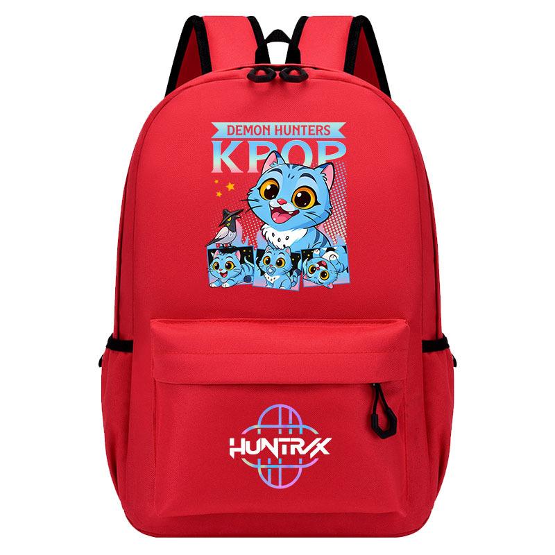 Kpop cazademonios cazademonios grupo de chicas mochila periférica niño niña estudiante mochila de dibujos animados niños de moda