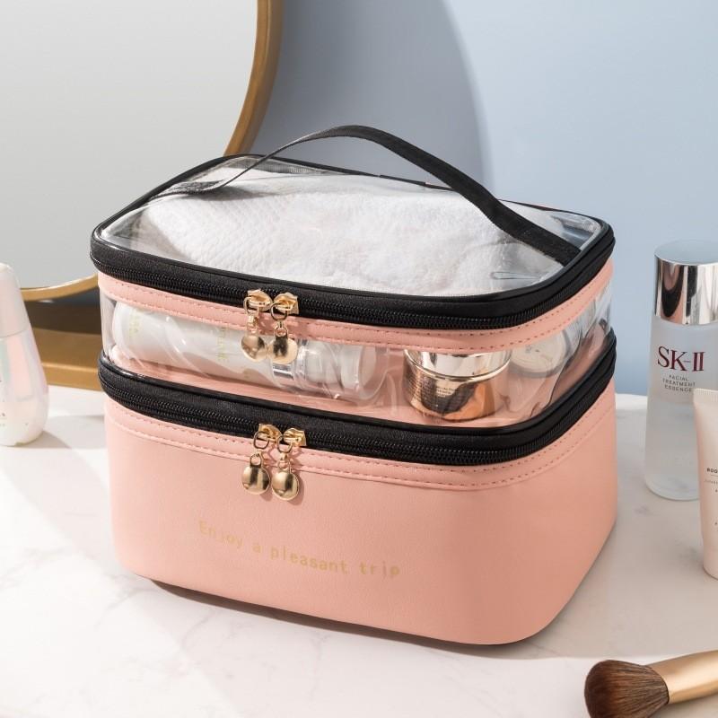 Portable Washing Bag Big Capacity Makeup Bags Waterproof Travel Storage Bag Travel Handbag Cosmetic Storage Bag
