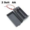 White Transparent 2/3/4 Slot AA Battery Holder AA Battery Box Case AA 1x 2x 3x 4x AA Battery Case With Switch DIY Repair