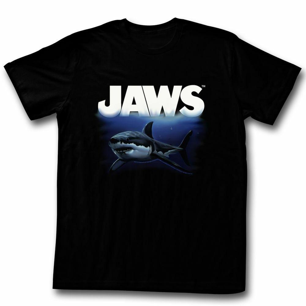 

Jaws Deep Blue Sea Black Adult T-Shirt 4XL