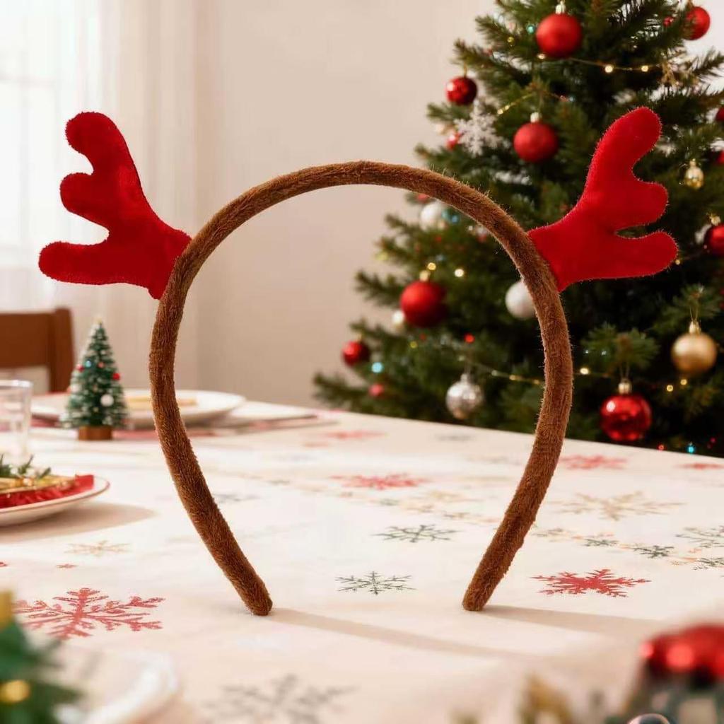 Reindeer Antler Headband for Children and Adults - Festive Christmas Costume Accessory