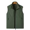 Winter Velvet Vest Double-sided Wear Men's Casual Outdoor Sports Fishing Vest Breathable Jacket Men