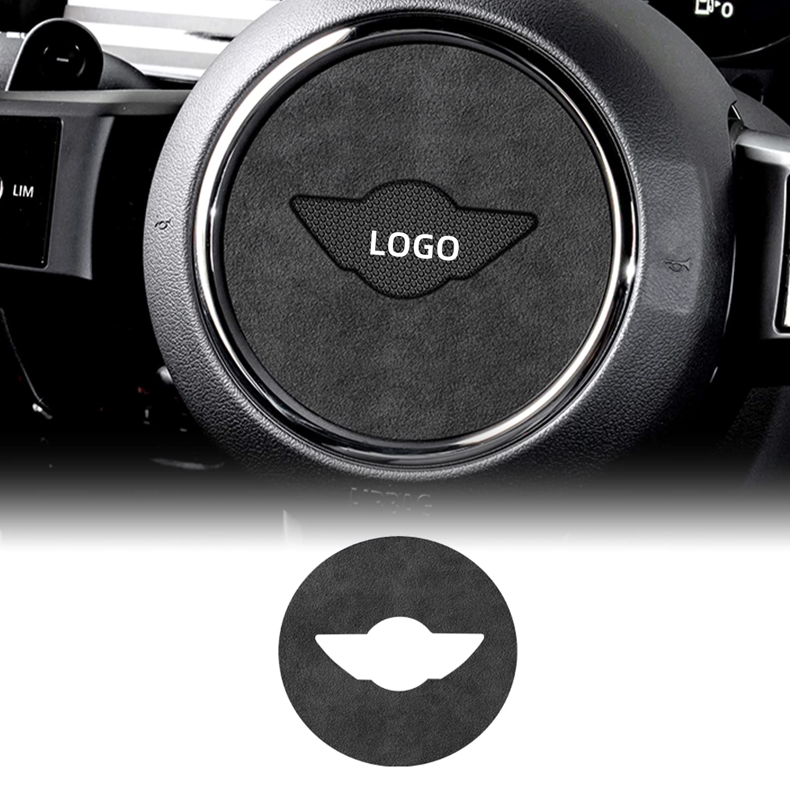 

FDAIUN For BMW mini F Series Car Steering Wheel Center Cover Sticker For Mini чёрный