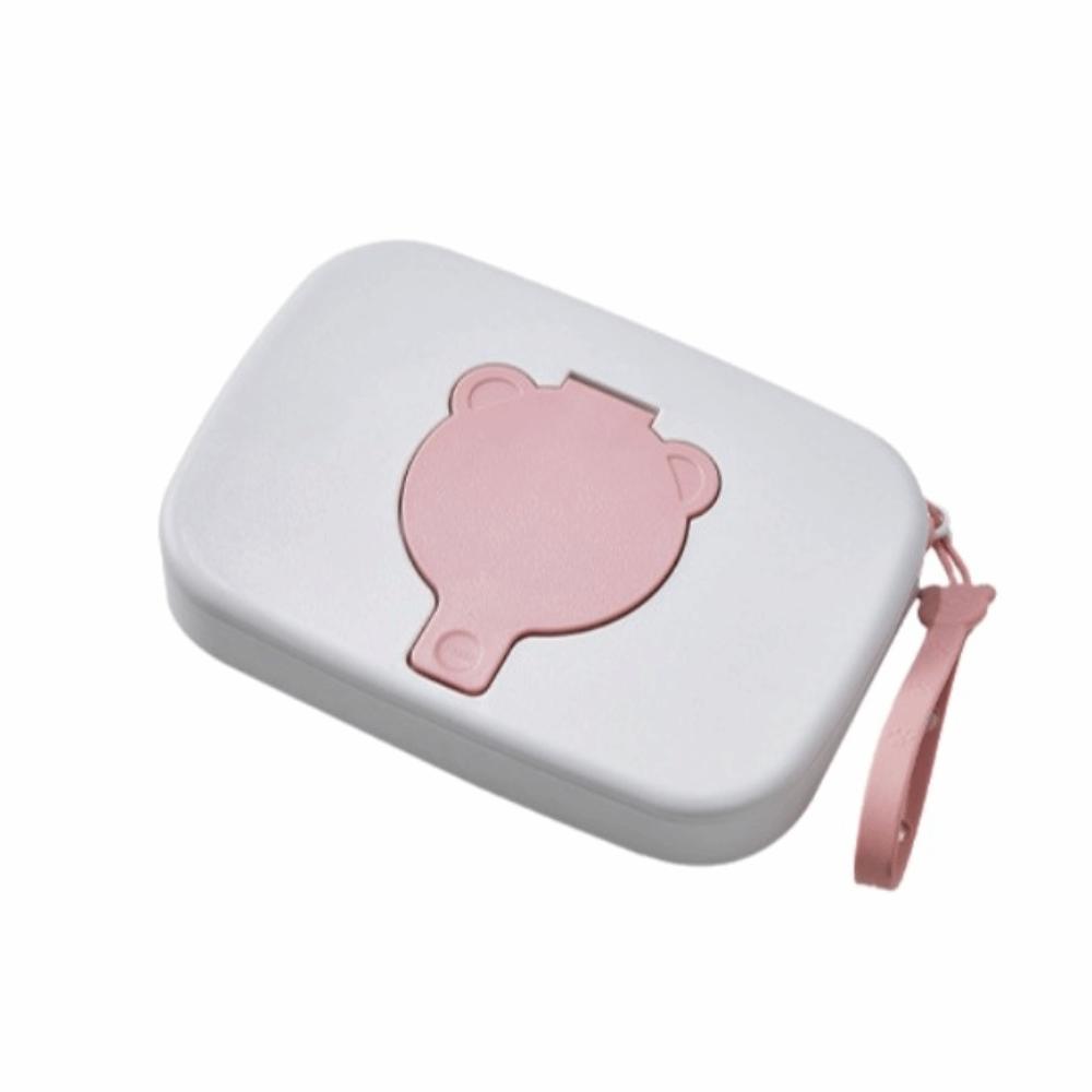 New Flip Cover Portable Wipes Holder Hanging Rope Hygienic Wet Wipes Container Reusable Wet Tissue Box Travel
