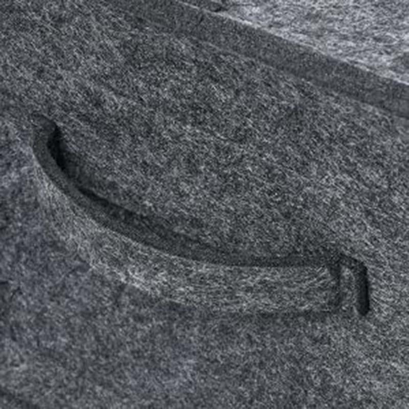 Felt Board Dish Cup Storage Bag Rack Thickened Camping Tableware Container RV Kitchen Cabinet Layered Plate Storage Box