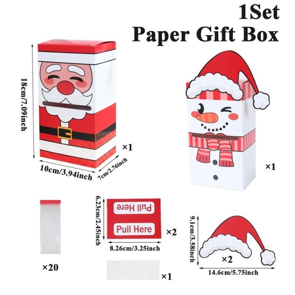 Santa Snowman Christmas Money Grabbing Box Funny Money Drawing Box  Family Gathering