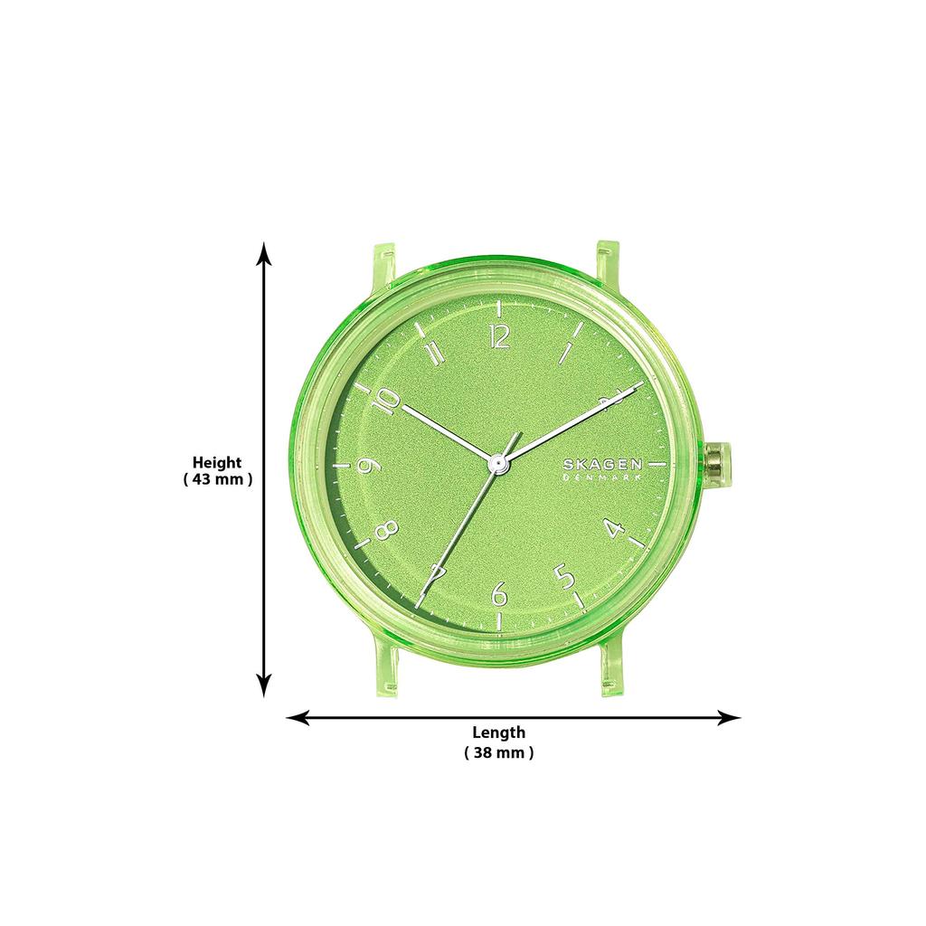 AAREN TRANSPARENT Three-Hand Green 41mm Watch