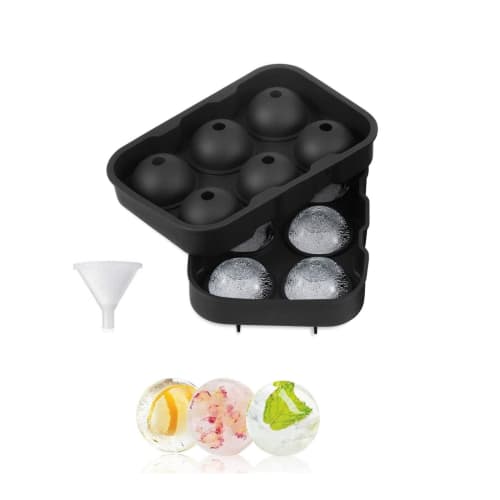 

Ice Cube Tray, Ice Ball Maker, 4.5cm Round Ice Cubes, Made of Food-Grade Silicone, Easy to Remove, Long-Lasting, Clear Ice, Large Ice, Rock Ice, Beer,