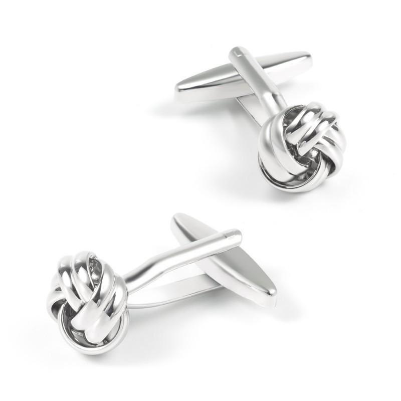 Gold Silver Fried Dough Twists Ball Metal Cufflinks Men s French Shirt Natural