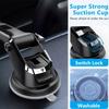 Verstellbare wasserdichte Autohalterung für Handy | Saugfußhalterung & Aufsteckdesign für Lüftungsschlitz | Sichere Halterung & einfache Installation für alle Smartphones