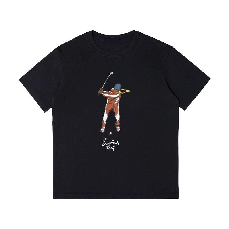 Hot Sale Men T-shirt Brand Short Sleeve Tshirt Clothing Designer Golf Tee Luxury Women Cotton T Shirt Summer High Quality Top