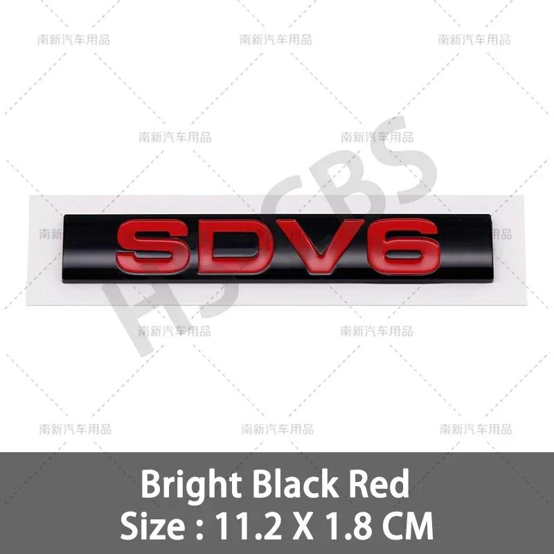 3D ABS HSE Luksusowy Znak SCV6 SCV8 SDV6 SDV8 Emblemat Tylnej Klapy Bagażnika Naklejki na Błotniki Samochodowe Do Discovery Velar Range Rover