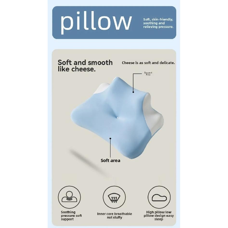 Deep Sleep Memory Cotton Sleeping Pillow Cervical Spine Cervical Sleeping Pillow Comfortable Ergonomic Body Positioner