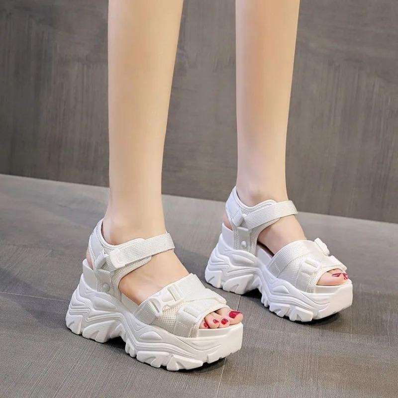 Fashion Shoes Woman 2024 Trend Summer New Women Shoes Fashion Square Head High Heel Sexy Women Sandals Zapatos De Mujer Platform Sandals