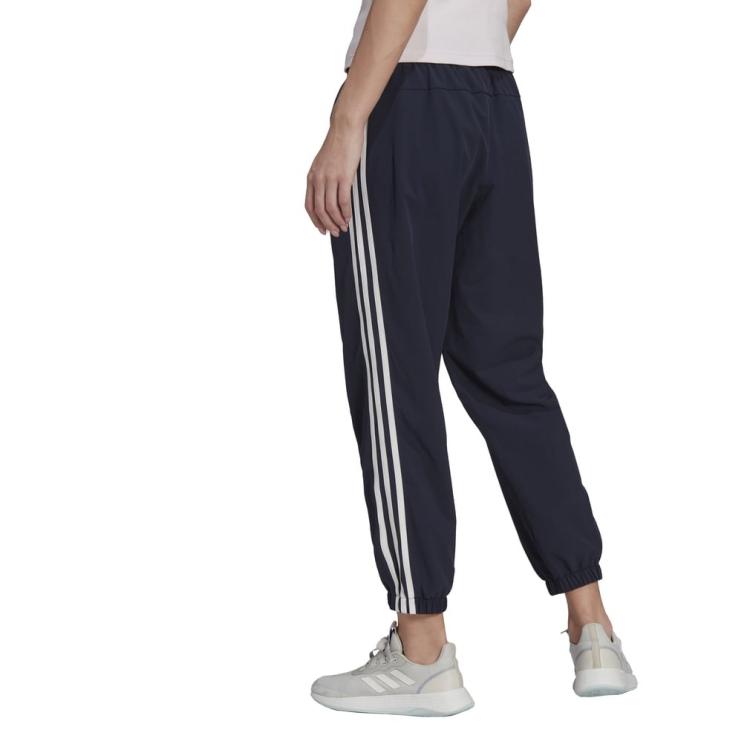 Adidas W Ess 3S 7/8 Side Stripe Comfortable Breathable Versatile Casual Pants Women bottoms Legend-Ink White H10233