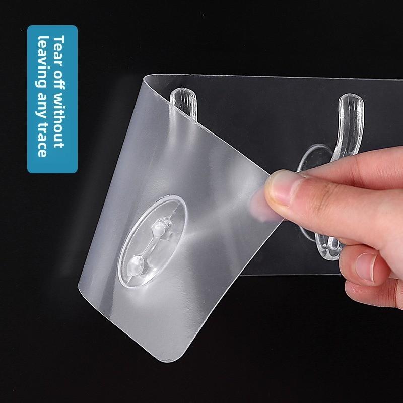 Plastic Hooks Sticky With Large Capacity For Organizing Household Toiletries