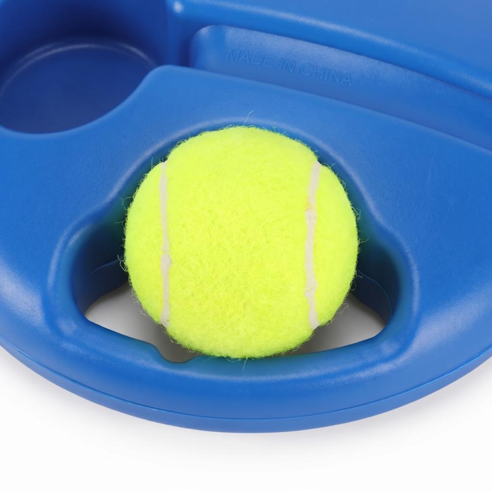 3pcs Adjustable Rope Rebound Trainer Round Base Training Set Compact Tennis Trainer Adult Training синий