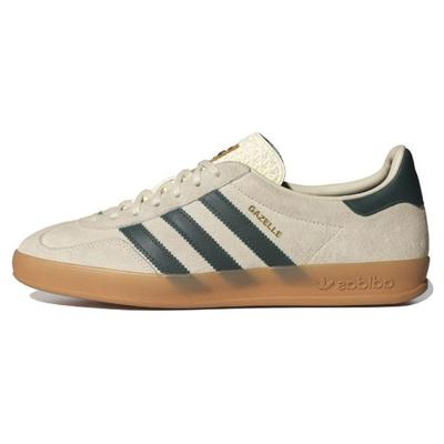 Scarpe da Ginnastica Unisex Gazelle Indoor Bianco Crema Verde Gomma Verde Collegiale IH7502