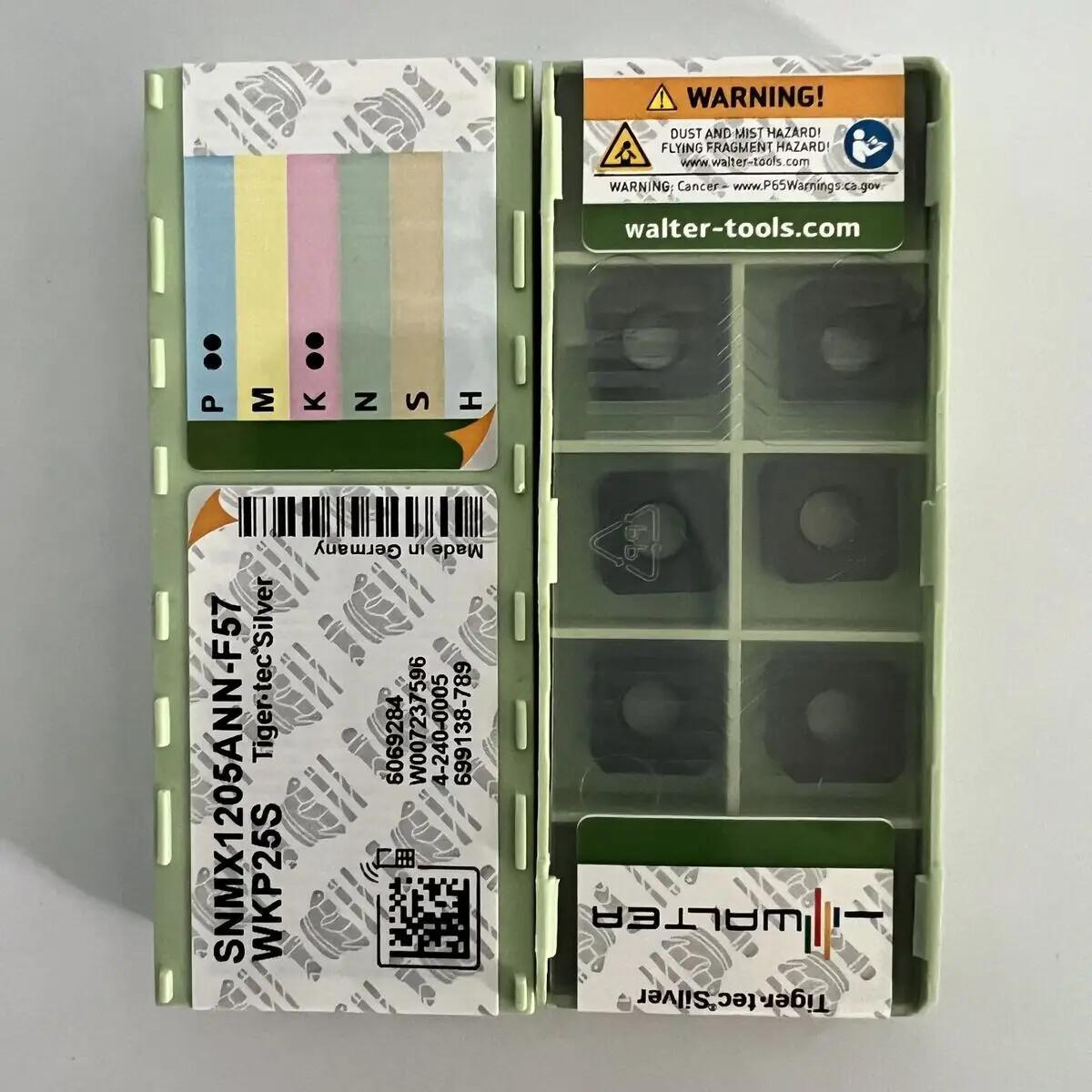 

Original / SNMX1205ANN-F57 WKP25S / Industrial indexable Carbide Inserts 10 Pcs