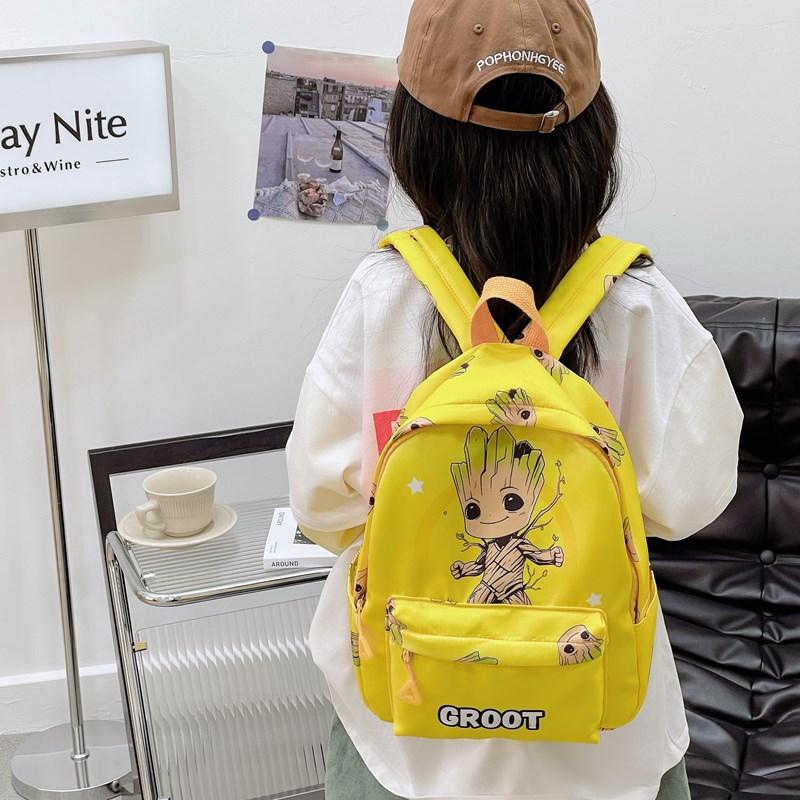 Kindergarten Baby Schoolbag Cartoon Animation Fashion Printing Boys And Girls Backpack Large Capacity Children'S Backpack
