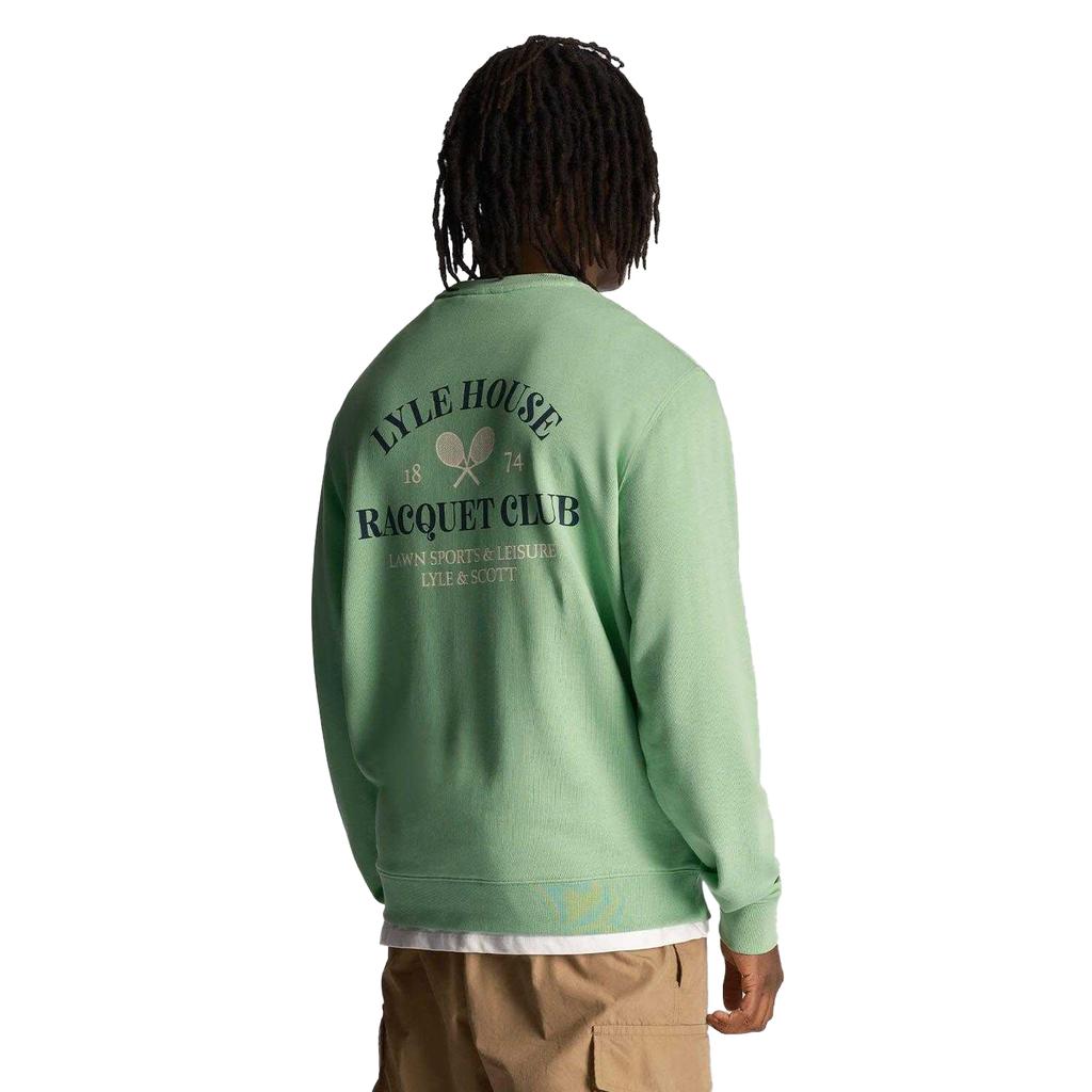 Lyle & Scott Mens Racquet Club Graphic Sweatshirt