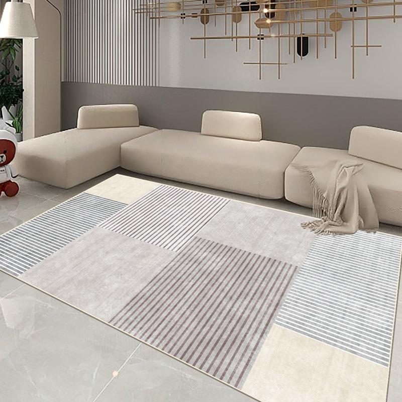 Modern Simple Design Printing Carpet for Bedroom Living Room Decor Home Hotel Entrance Doormats Kitchen Lounge Washable Area Rug