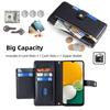 For Samsung Galaxy A13 5G Case PU Leather+TPU Stand Cover with Adjustable Long Strap