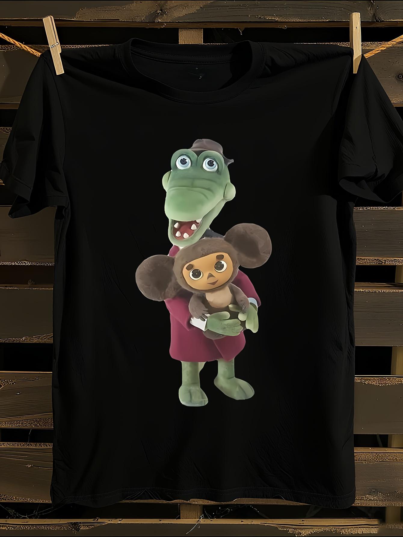 Cheburashka Crocodile-like Krokodil Cartoon Tshirt S