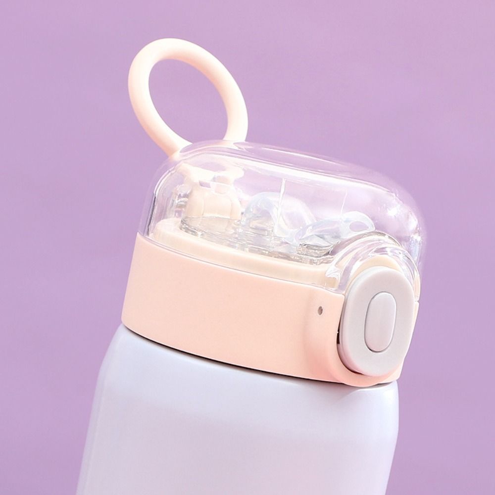 Large Capacity Water Bottle Cartoon Coffee Cup Leak Proof Straw Insulated Cup Kid