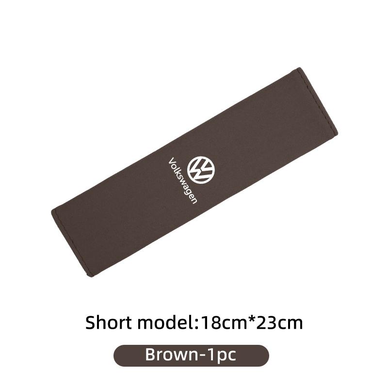 XYZ1 For Volkswagen VW Suede Car Seat Safety Belt Adjustable Shoulder Protector Pad Scirocco Passat Polo B5 B6 B7 CC Tiguan Sharan