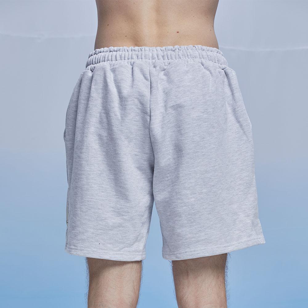 BALANT Classic Label Heavy Terry Shorts - Grey