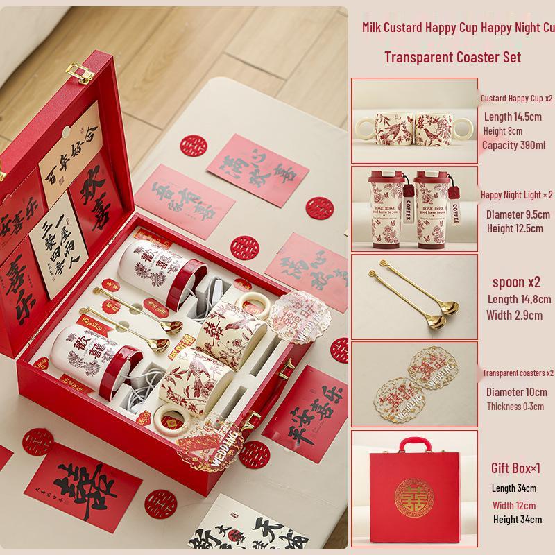 Bridal Gift Box: Practical Cup & Night Light for Best Friend or Sister