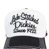 Dickies Mesh Cap for Men and Women, American Casual Style, Trendy, Outdoor, Gift (Stitched, White), Free Size