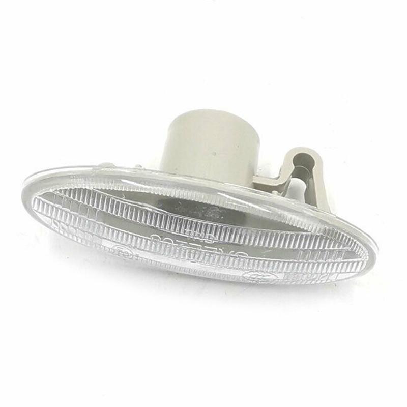 

2pcs Car Side Turn Signal Lamp Fender Marker Lights Cover 26160-89900 For Nissan Cube Juke Leaf Note Micra X-TRAIL March
