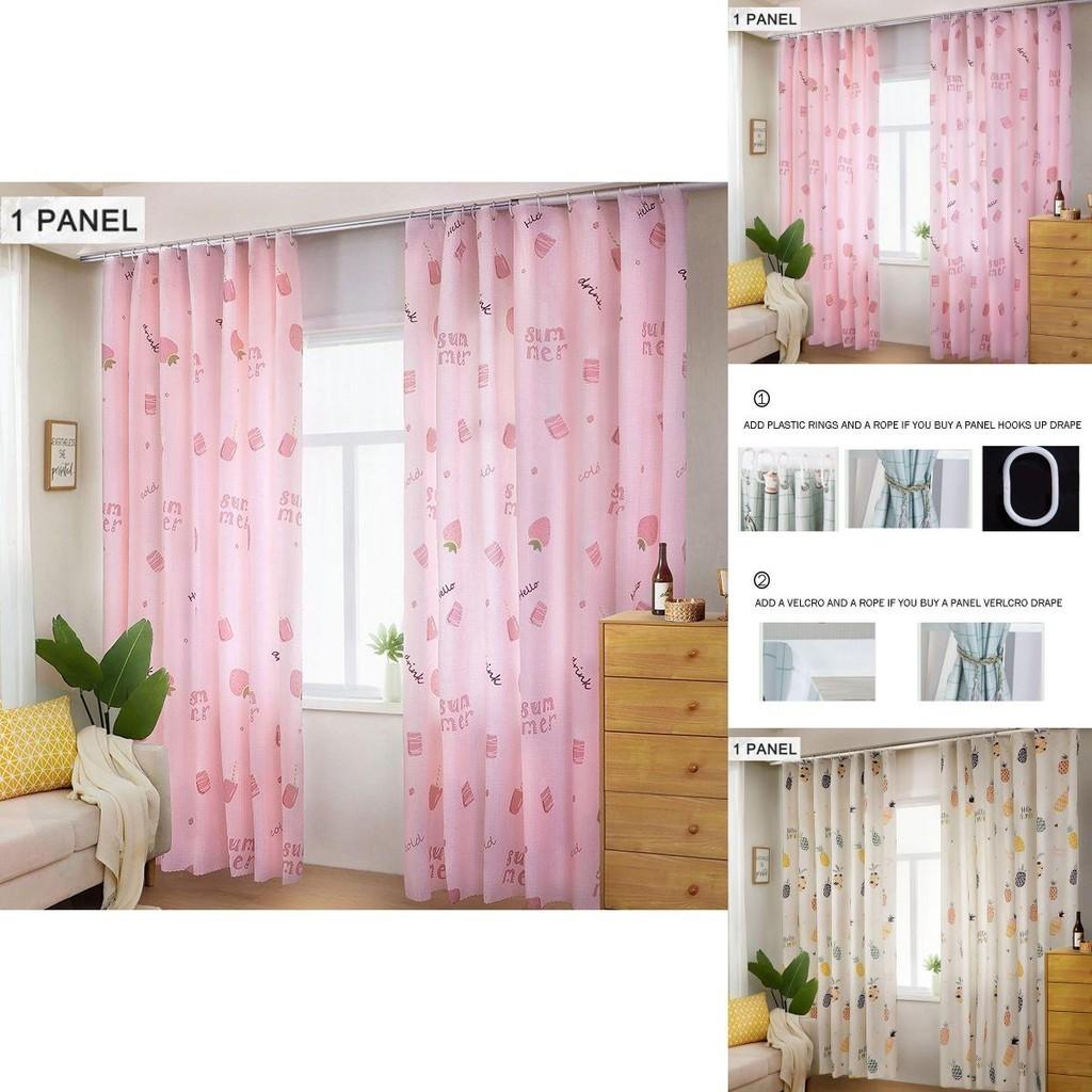 Plush Blackout Window Curtain In Modern Style Perfect For Living Room Decoration