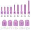 46Pcs TIG Lens Back Cap Collet Body for WP9 WP20 TIG Spares Kit TIG Torch Accessories for Fabrication, Maintenance