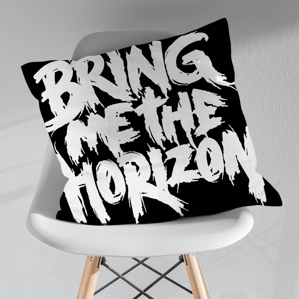 Band BBring Me The HHorizon Pillow Case For 30x30cm45x45cm55x55cm For Home Bedroom Decoration And Protector