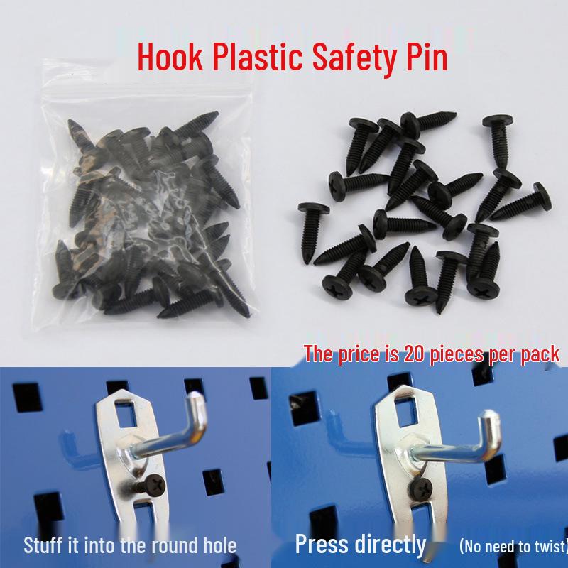 Stainless Steel Pegboard Hooks for Tool Hanging and Wall Mounting
