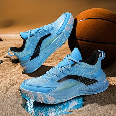 Buty męskie do szkoły średniej 2025 nowe wiosenne oddychające buty do koszykówki buty treningowe do biegania antypoślizgowe odporne na zużycie siatkowe buty sportowe